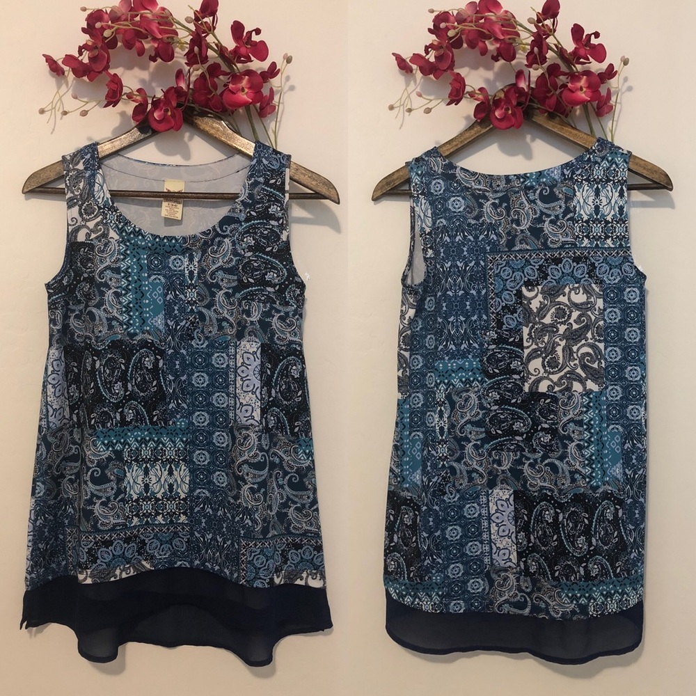 💙Tunic Printed Tank💙